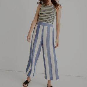 Huston Pull-On Crop Pants in Stripe